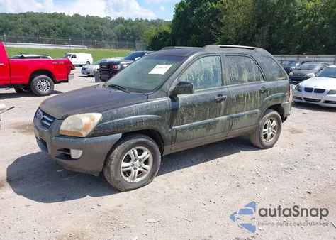 2007 Kia Sportage Ex V6 from USA, damaged, VIN KNDJF723177360088